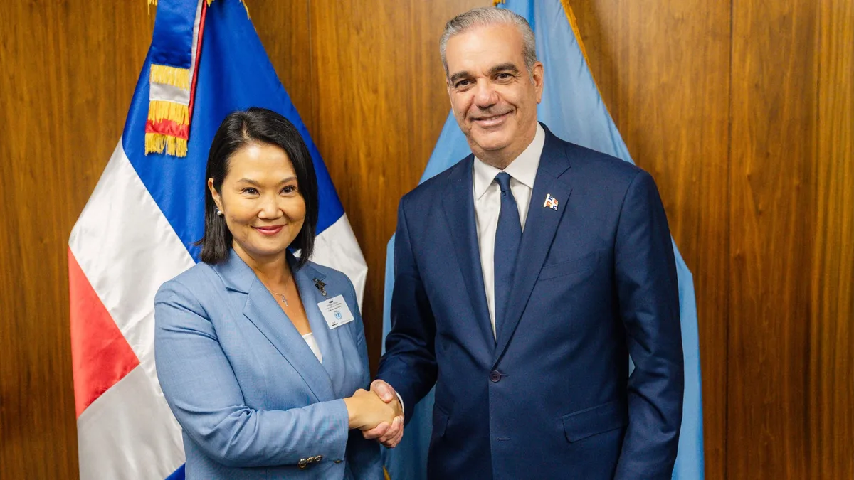 “Nos vemos pronto allá”: Abinader y Fujimori acuerdan reimpulsar los lazos entre República Dominicana y Perú