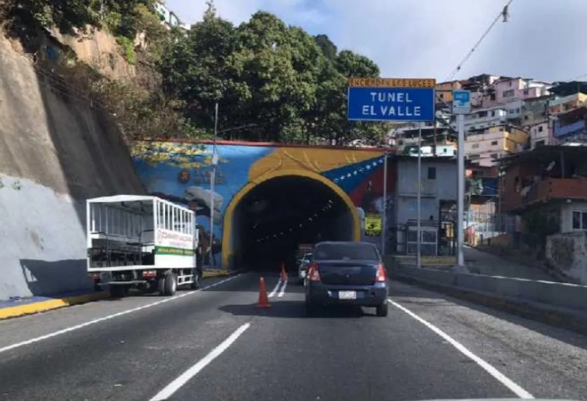 Ministerio de Transporte anunció cierre nocturno del túnel El Valle por trabajos de mantenimiento