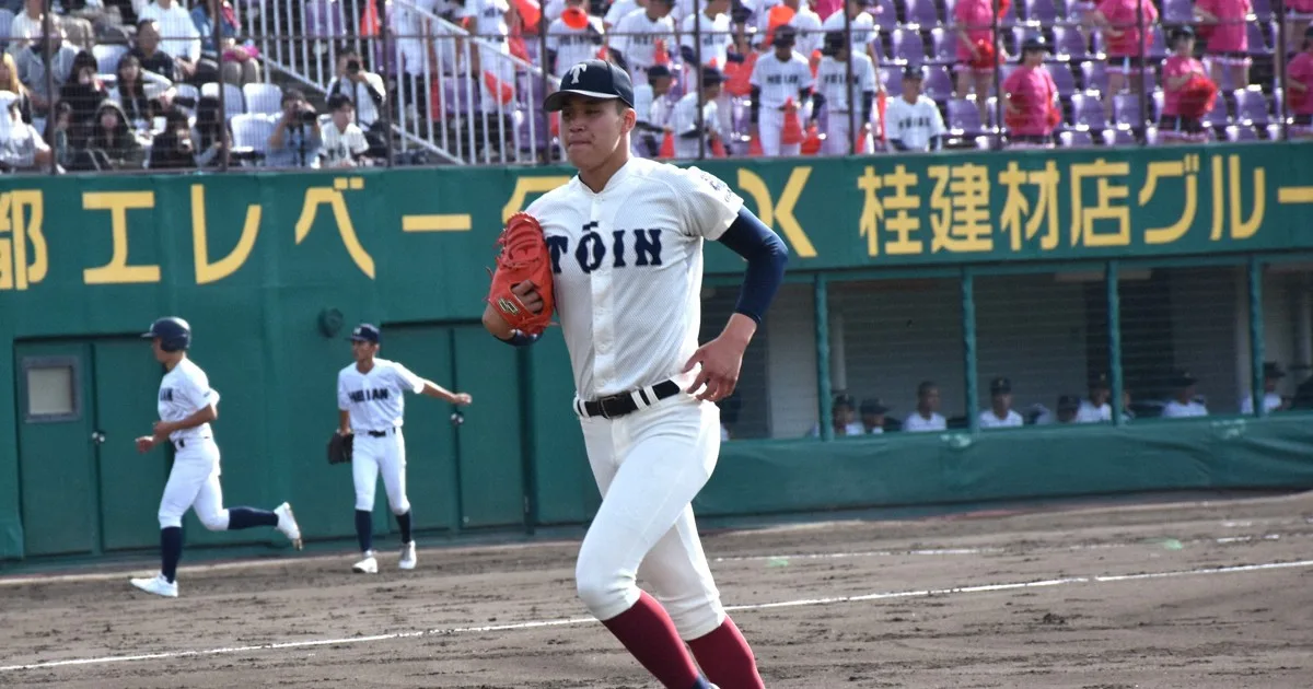 154キロマークの大阪桐蔭・川本晴大「梅野に言われて…」