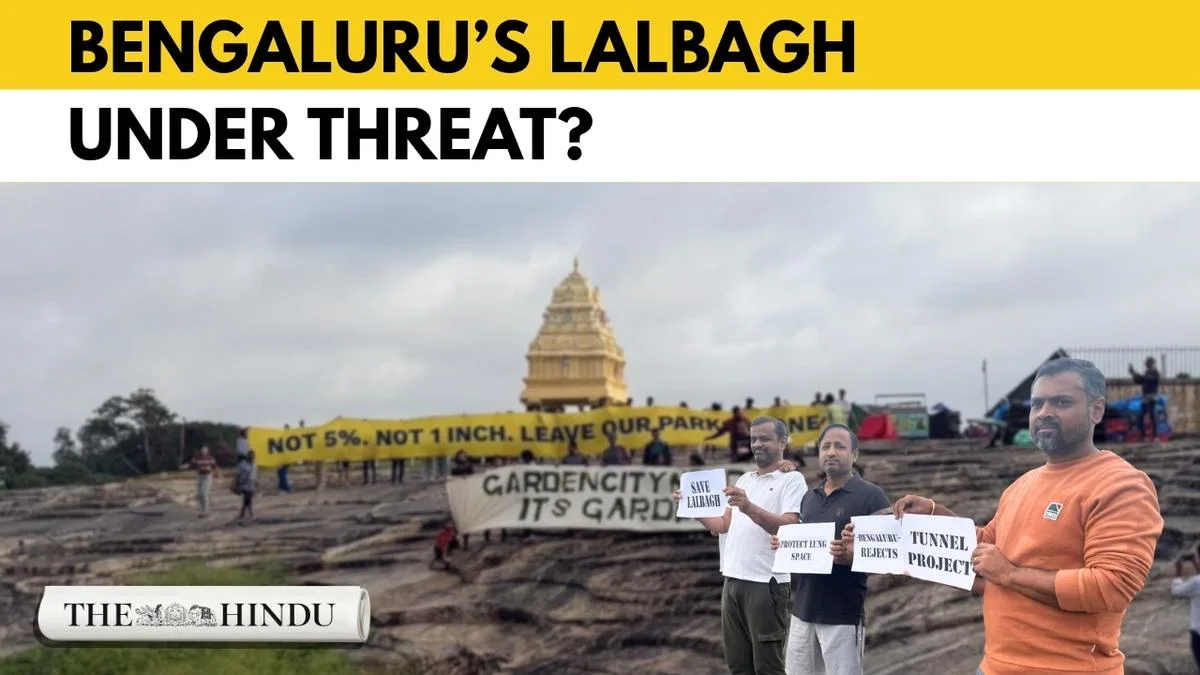 Thousands rally to save Bengaluru’s Lalbagh, oppose tunnel road project