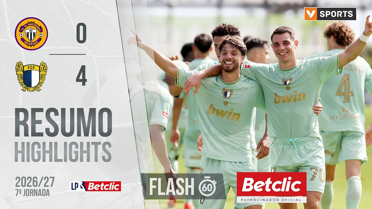 Liga Portugal (7ªJ): Resumo Nacional 0-4 Famalicão