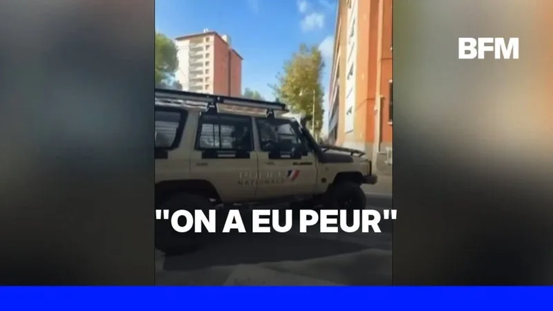 Une adolescente de 14 ans raconte avoir été percutée par la voiture de police fonçant sur les manifestants à Dunkerque