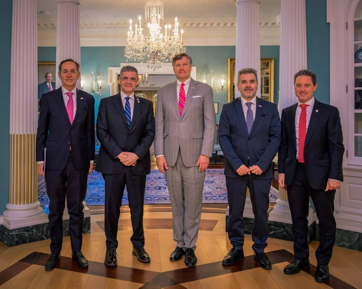 Jorge Macri se reunió en Washington con el subsecretario de Estado de los Estados Unidos