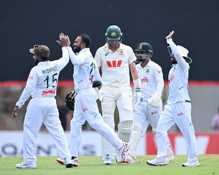 Australia humiliated as Bangladesh make history with crushing Test victory