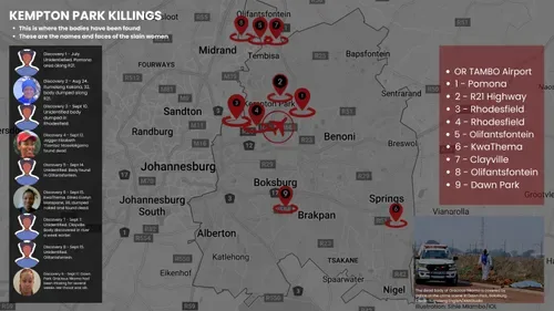 Tracking the Kempton Park Killings | Where the 9 bodies have been found, their names and faces