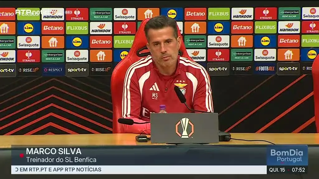Liga Europa. Benfica joga hoje com o Celtic com novidades no onze