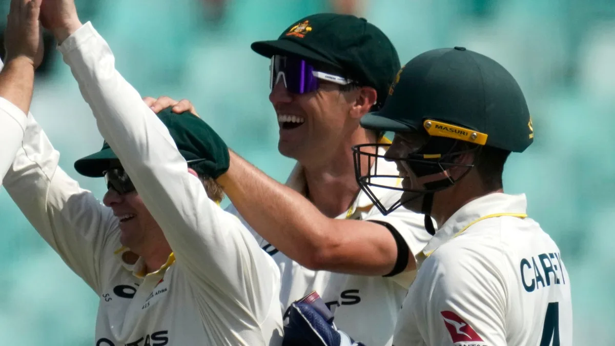 Cummins helps Australia take control against South Africa