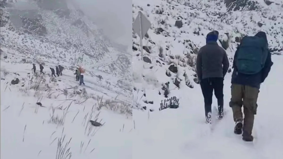 Cusco: ponen al descubierto peligrosa ruta turística a Santa Teresa tras quedar varados más de 20 visitantes por nieve y hielo en el camino