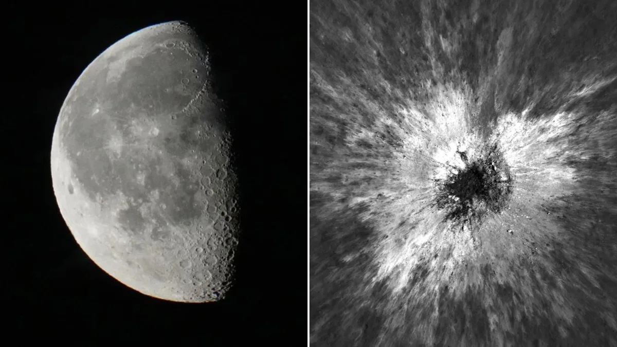 Moon crater bigger than the Colosseum discovered after powerful impact went undetected for two years