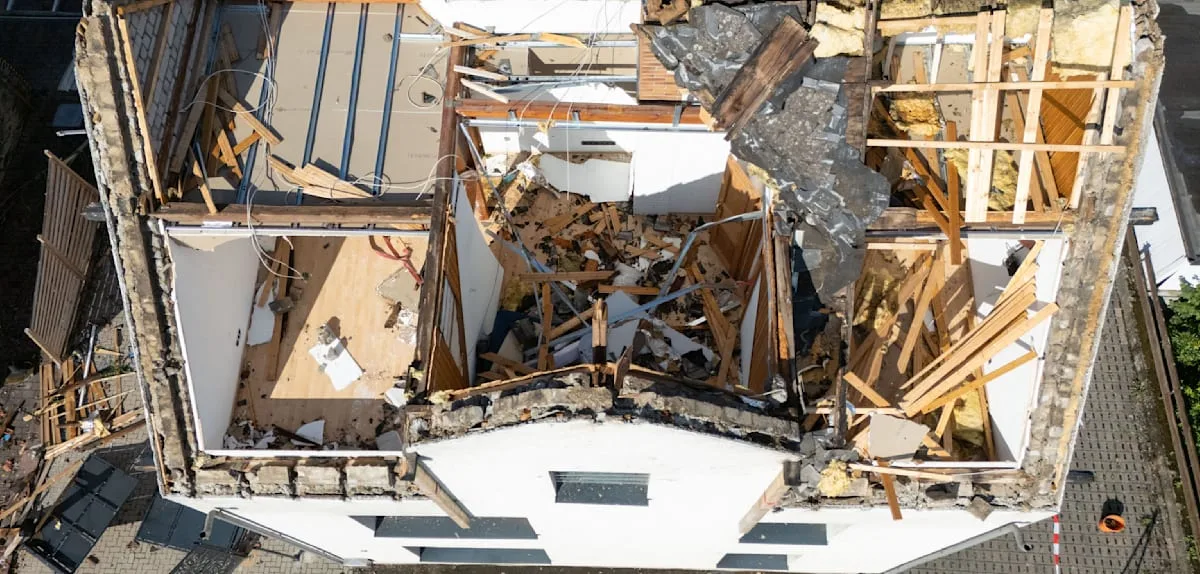 „Alles hat sich gedreht, das Zeug flog hoch“ – Tornado zerstört mehrere Häuser