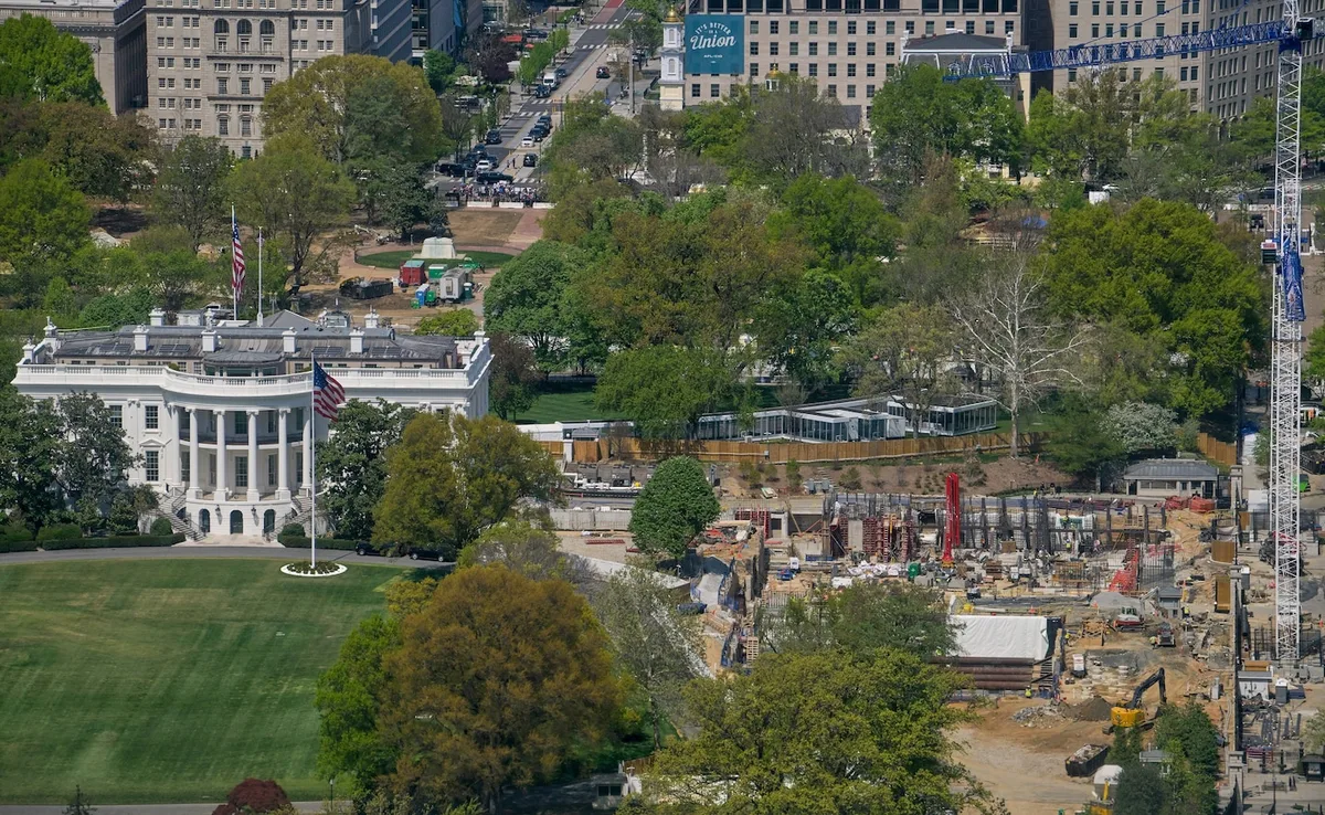 Trump officials ask Supreme Court to let ballroom construction continue