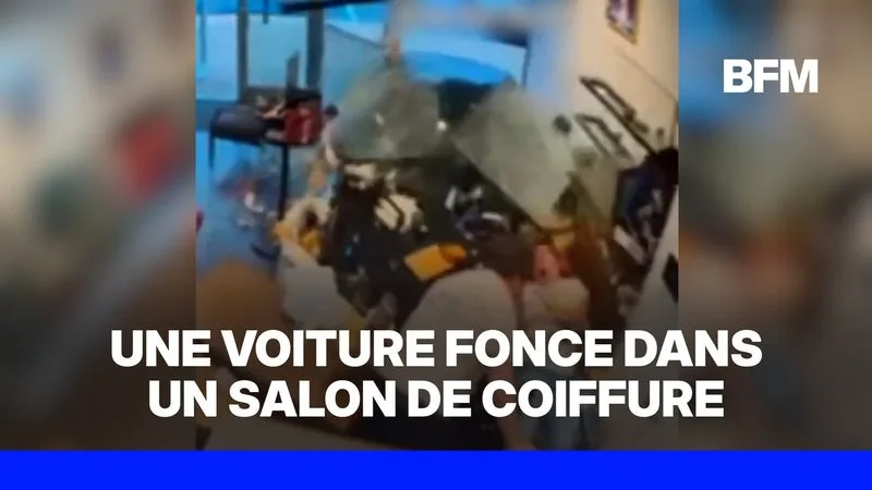 États-Unis: en Floride, une voiture fonce dans un salon de coiffure par accident