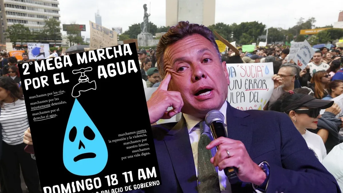 Convocan a Segunda Mega Marcha por el Agua en Jalisco; exigen la revocación de mandato de Pablo Lemus