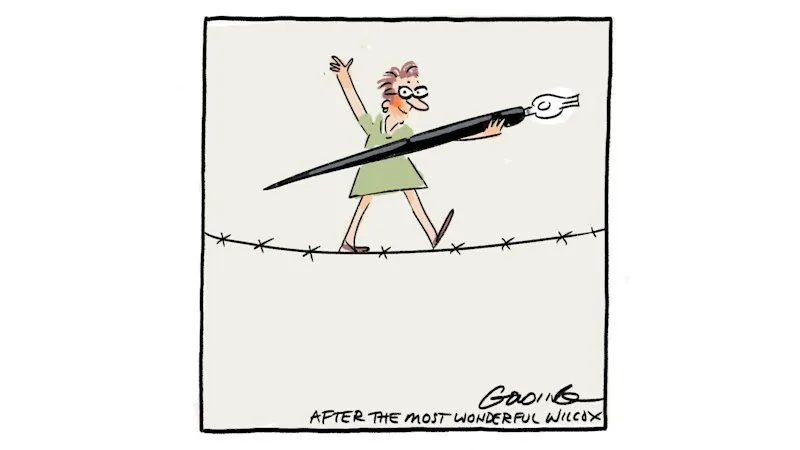 Fitting farewell for cartoonist Cathy Wilcox who captured news with wit and intellect