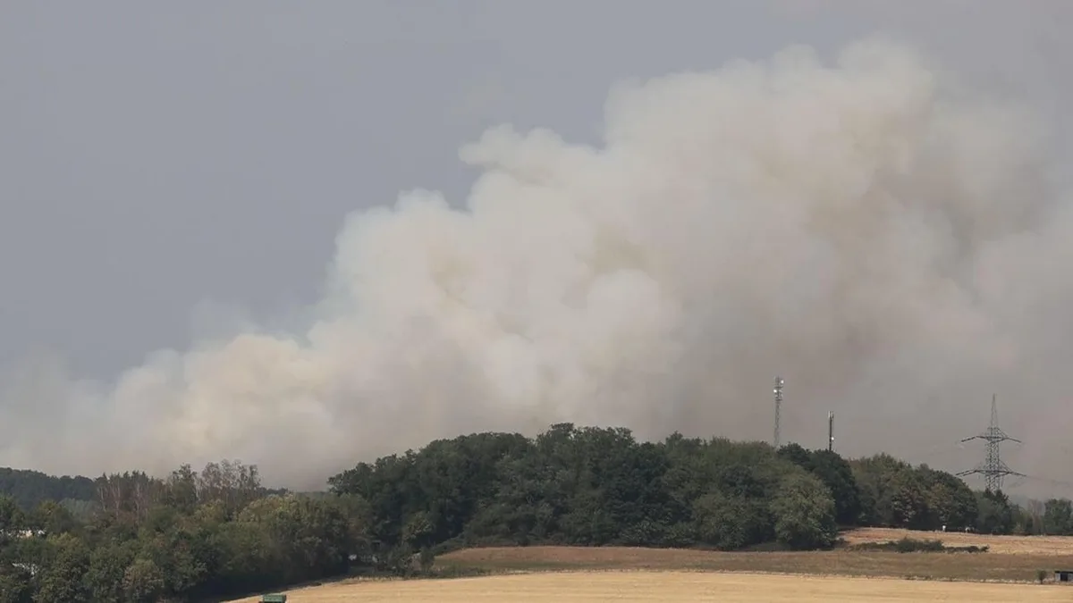 Brände: 400 Einsatzkräfte kämpfen gegen Waldbrand im Saarland