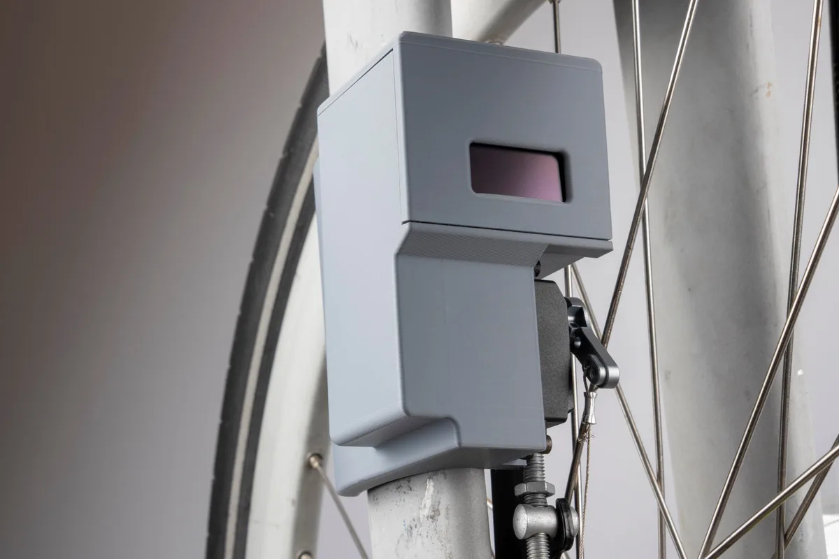 When housing is unaffordable, this artist’s device makes pedaling harder