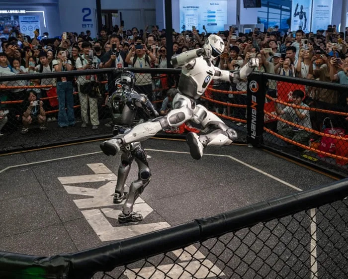 From mixed martial arts to mechanical dogs: the World Robot Conference 2026 – in pictures