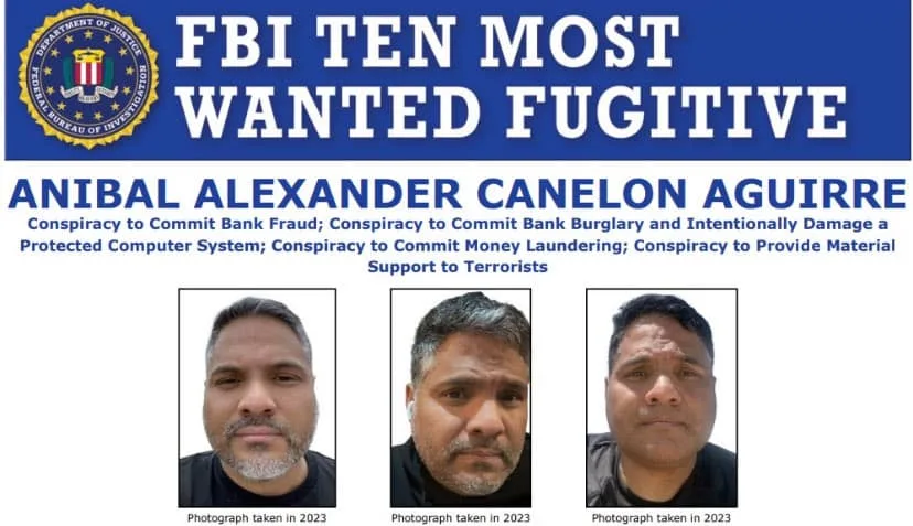 FBI captura en Venezuela a alias “El ingeniero”, fugitivo incluido en lista de los 10 más buscados