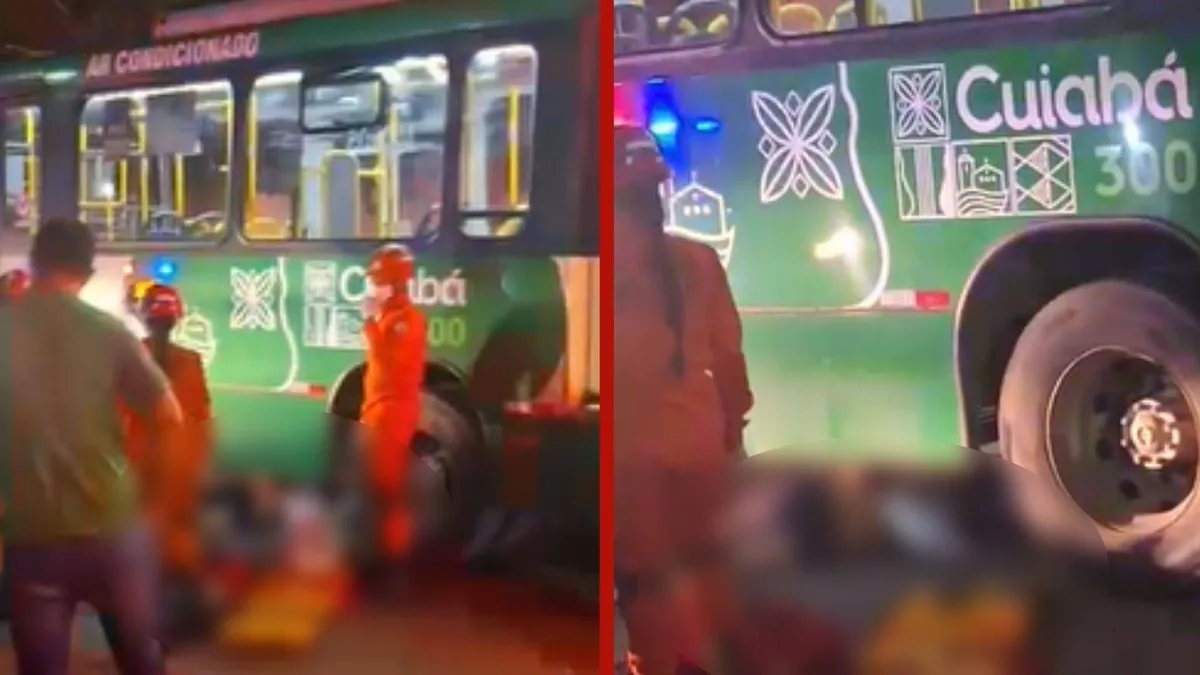 Motociclista morre após ser atingido por ônibus em avenida em Cuiabá
