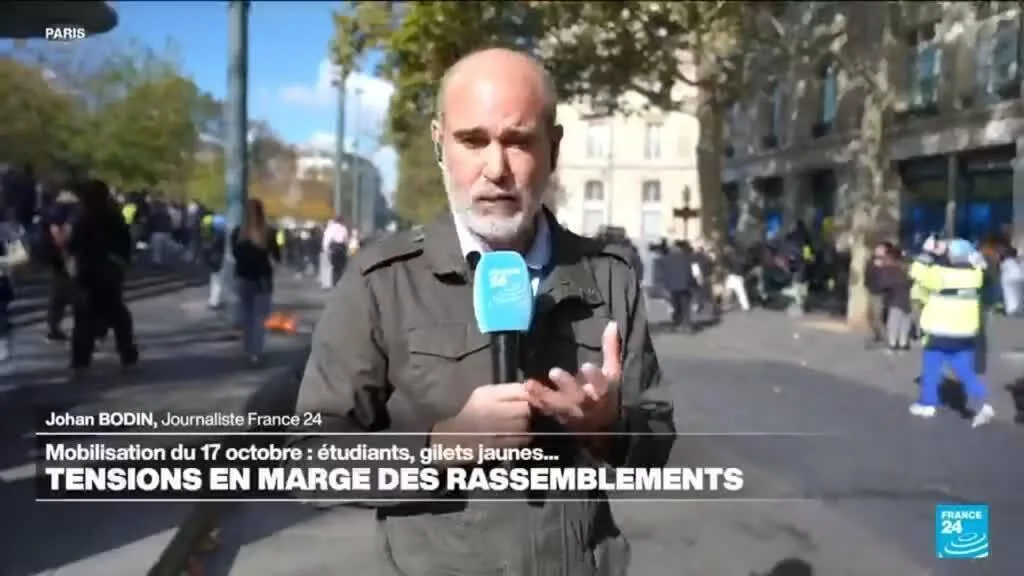 Mobilisation du 17 octobre : tensions en marge des rassemblements à Paris