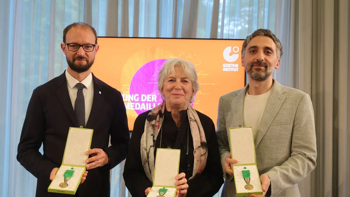 Ehrenzeichen: Goethe-Medaille für Kulturarbeit über Grenzen hinweg