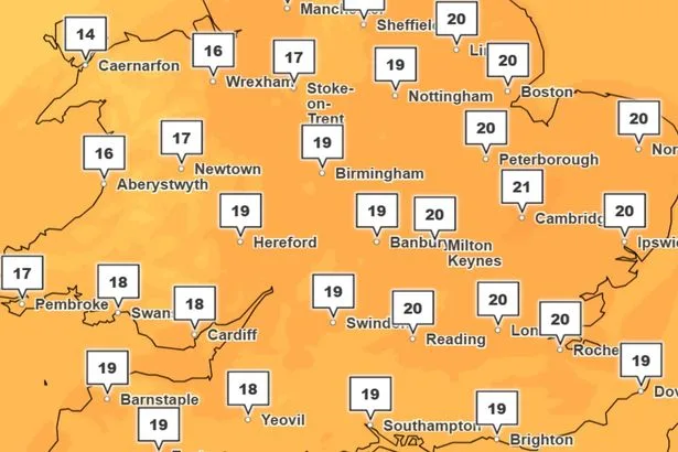 UK weather: Heat blast batters Britain with multiple regions facing balmy 21C and maps turn orange