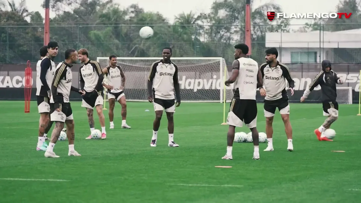 Flamengo segue preparação para clássico com o Botafogo