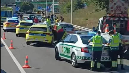 Dois militares morreram após acidente junto à área de serviço da Mealhada na A1