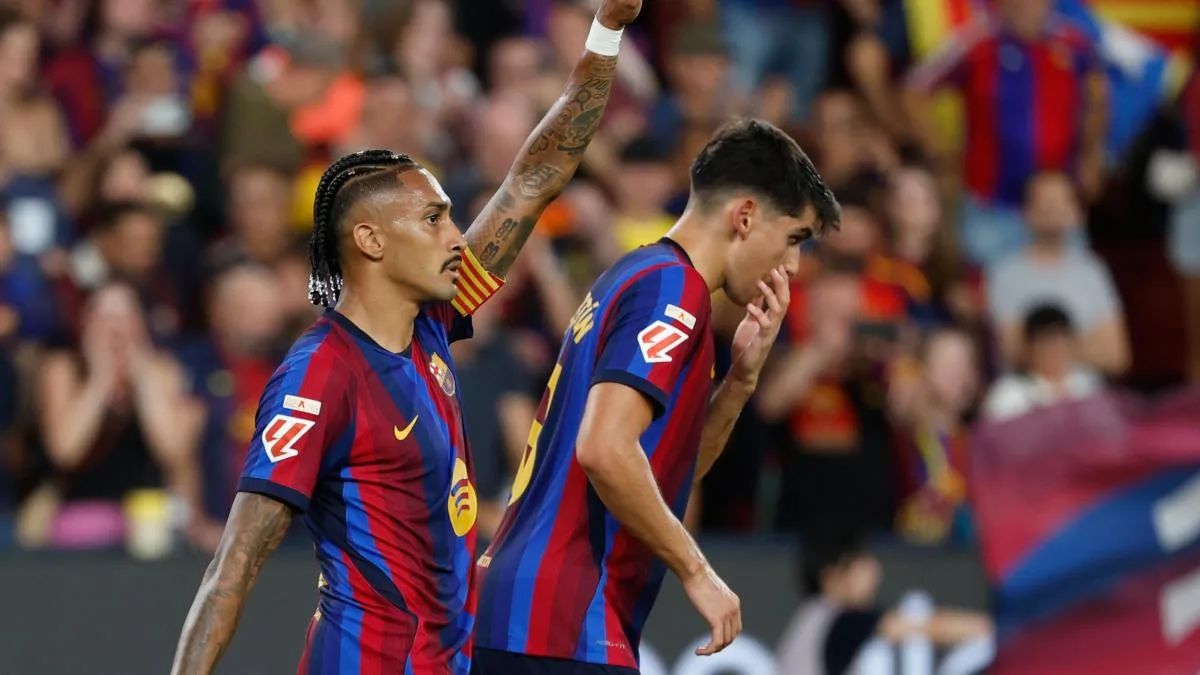 Raphinha y Fermín guían al Barça en plena exhibición de Lamine ante el Athletic Club