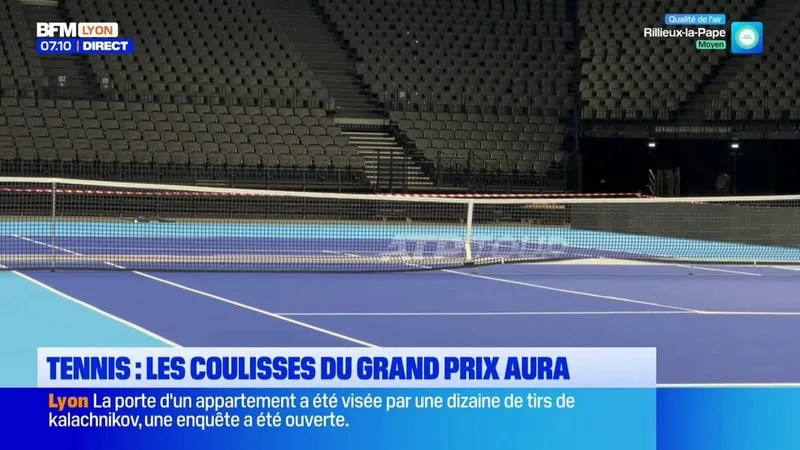 Tennis : les coulisses du Grand Prix AURA à la LDLC Arena