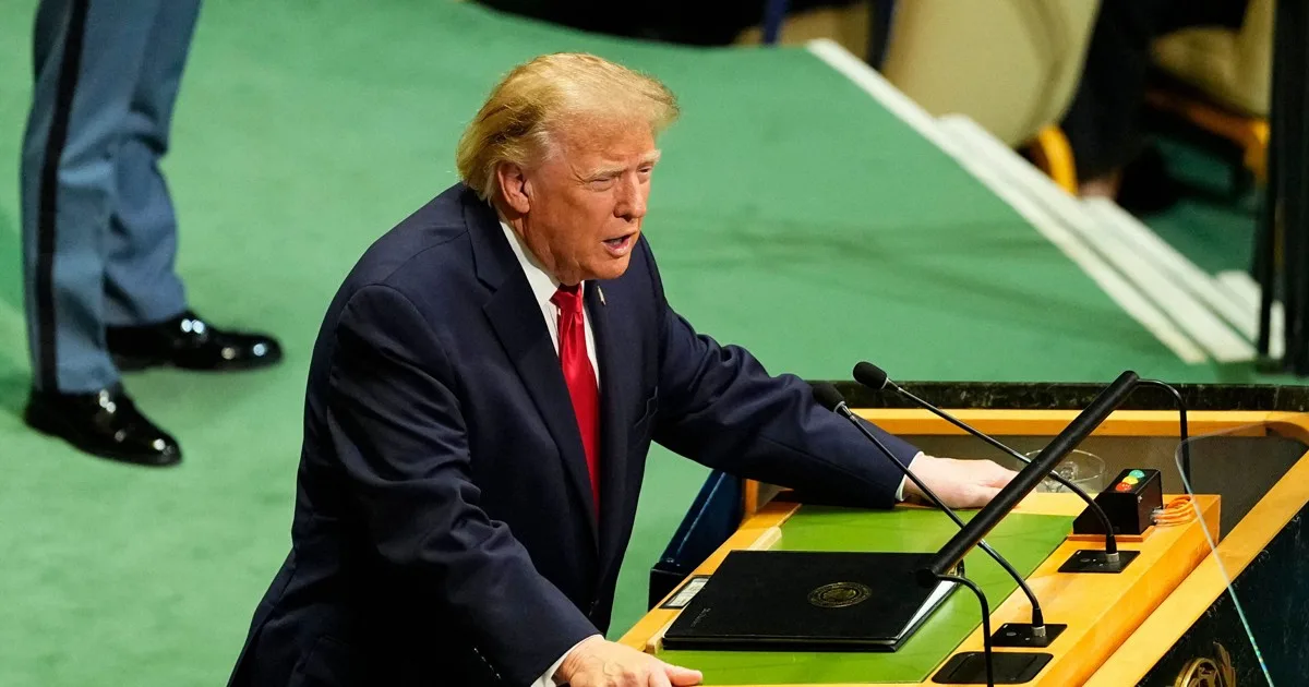 トランプ氏、ICCは「邪悪な集団」 演説で他国に脱退呼びかけ