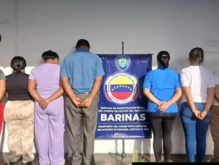 Siete detenidos por quemaduras a recién nacido en Barinas