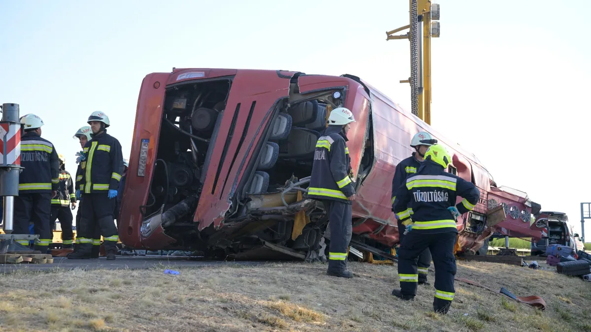 Au moins 12 morts et 10 blessés en Hongrie dans l'accident d'un bus immatriculé en Pologne, le plus grave dans le pays depuis 2003