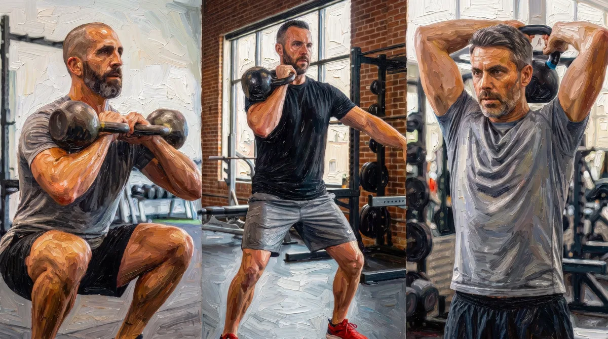 8 entrenamientos con pesas rusas para fortalecer los principales grupos musculares y elevar el rendimiento físico