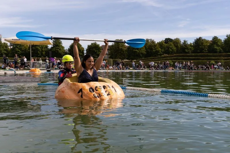 IN PICTURES: Giant pumpkins, Oktoberfest, The Addams Family musical, and more from around the world