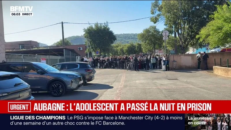Tirs dans un collège à Aubagne: l'adolescent suspect a passé la nuit en prison après avoir admis une volonté de vengeance parce qu'il se sentait harcelé par ses professeurs