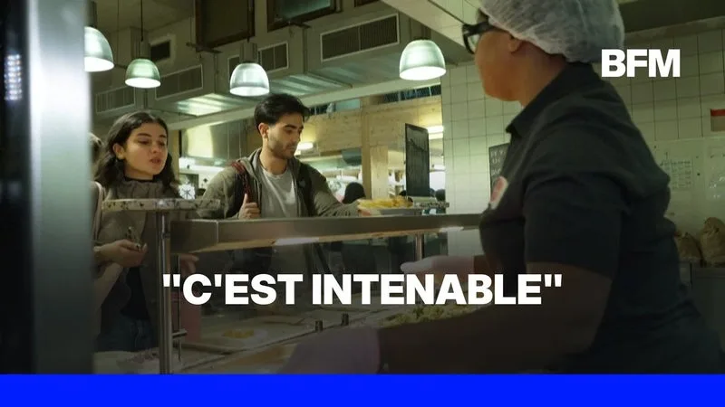 Restaurants universitaires: débordés avec les repas à un euro, les agents du Crous en grève