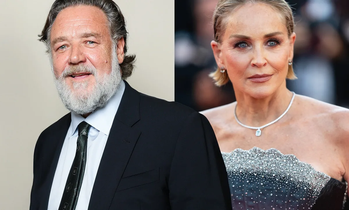 Russell Crowe, sobre la actriz Sharon Stone: "¿Cómo crees que reaccionaría ella si de pronto le digo que ensayemos una escena de un beso?"