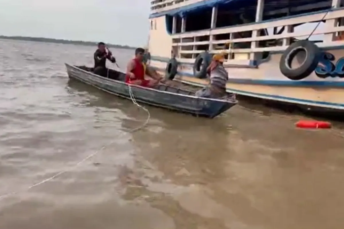 Corpo de homem que caiu de embarcação é encontrado no Rio Amazonas, em Parintins
