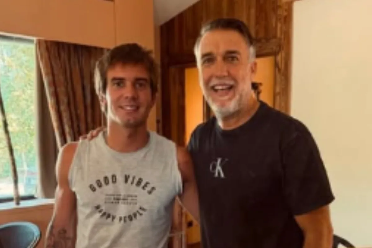 La foto de Franco Mastantuono con Gabriel Batistuta que hizo delirar a los fans de la Fiorentina y la selección