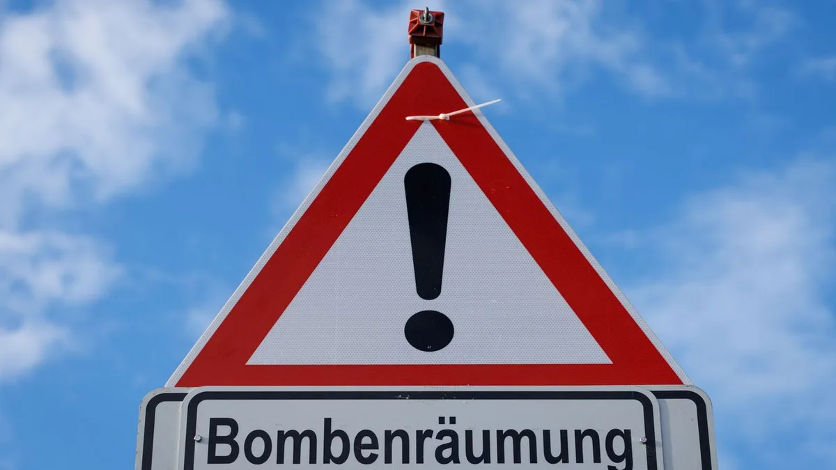 Weltkriegsbombe: Blindgänger in Neu-Ulm erfolgreich entschärft