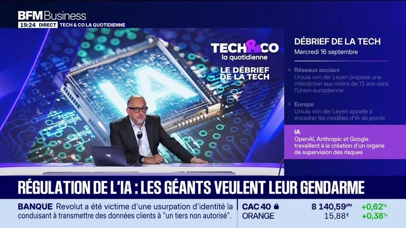 Le Débrief de la tech - Mercredi 16 septembre