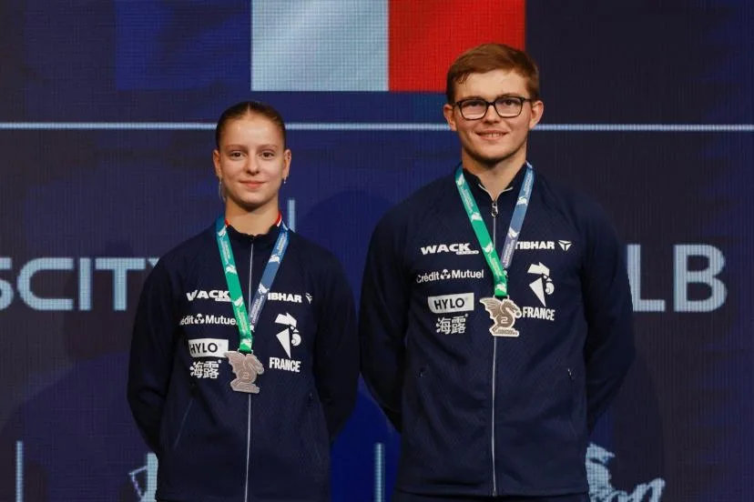 Charlotte Lutz, médaillée d'argent en double mixte avec Alexis Lebrun aux Championnats d'Europe : « Ça reste un grand et beau parcours »