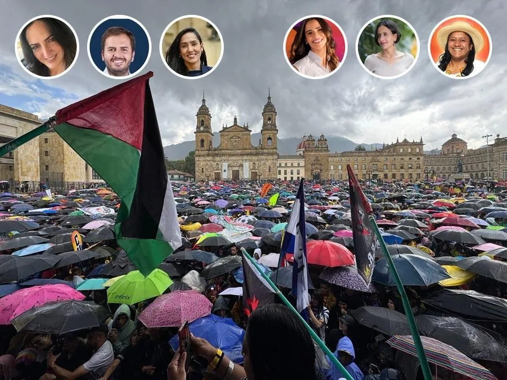Marchas del 14 de octubre desataron un choque político entre el Pacto Histórico y el Centro Democrático por asistencia y reclamos sociales
