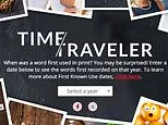 What words were born the same year as you? Time Traveler tool reveals all the terms added to the dictionary in your birth year