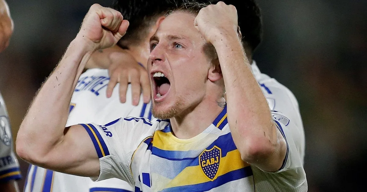 Ascacibar, el mejor nueve del momento: otro gol para Boca ante Recoleta y cinco gritos en seis partidos