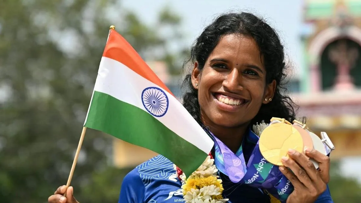 A national record, three medals and a proud homecoming for Coimbatore’s Vithya Ramraj