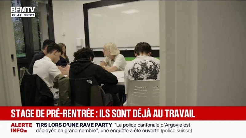 "C'était une bonne chose que je le fasse, ça sera plus simple pour moi et je serai plus confiant": les stages de pré-rentrée font carton plein