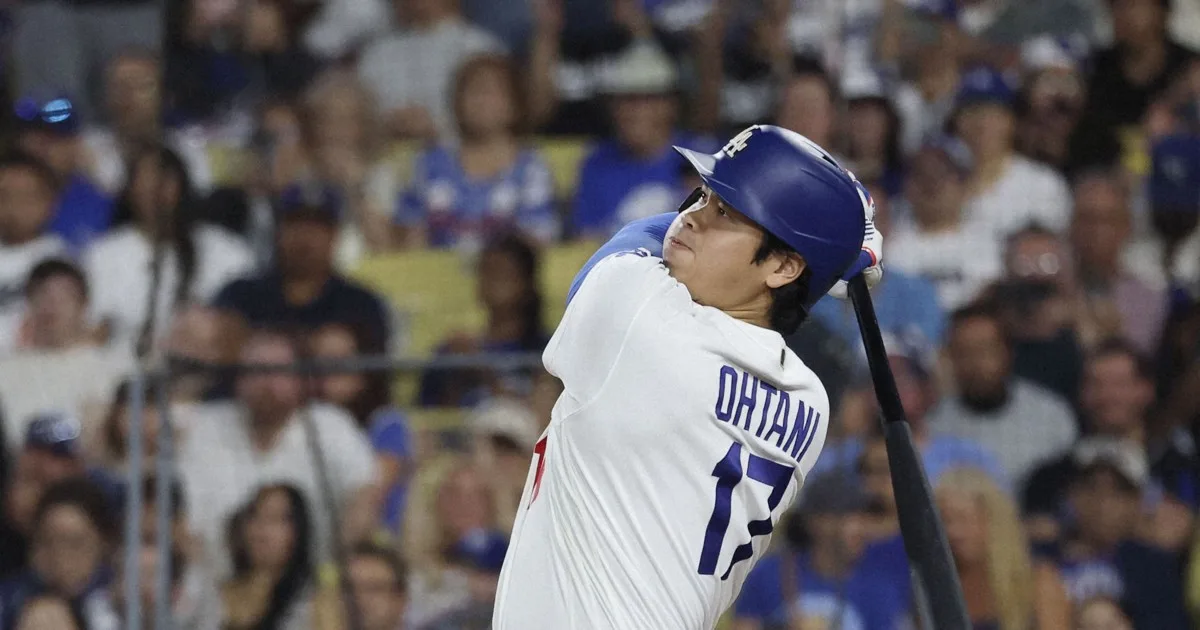 大谷、27号2ラン 6試合ぶり本塁打 復帰の岡本は勝ち越し打
