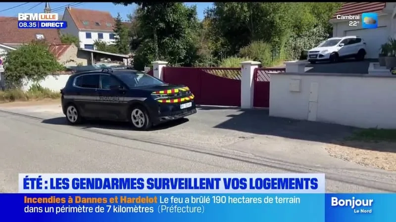 Lutte contre les cambriolages : les gendarmes surveillent les habitations.